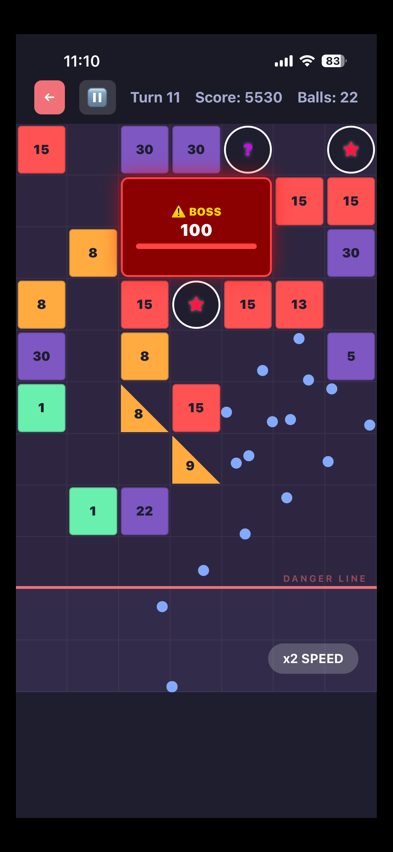 Wall hitting