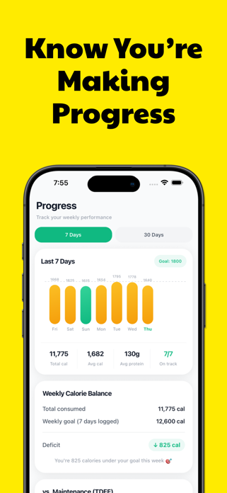 Calorie & Weight Tracker AI Screenshot 3 of 7