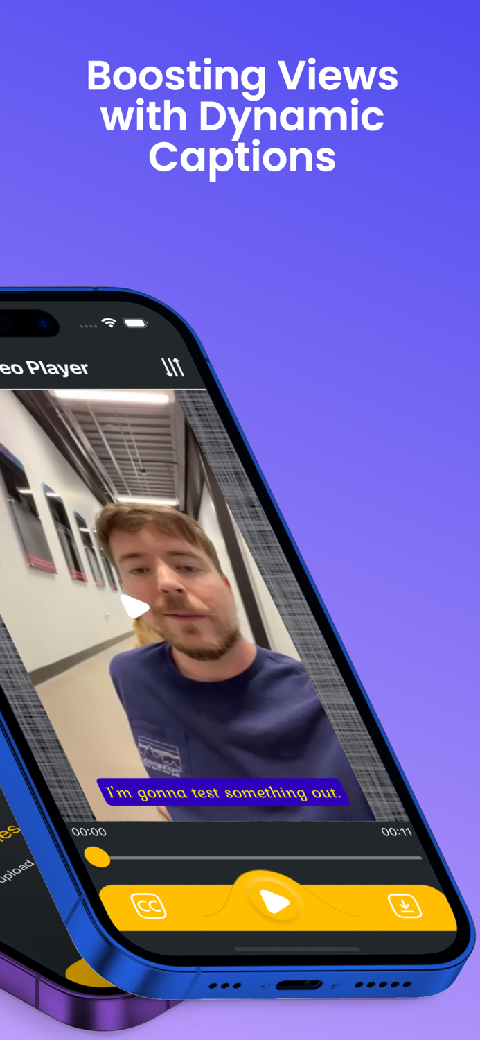 AutoCC captions and subtitles