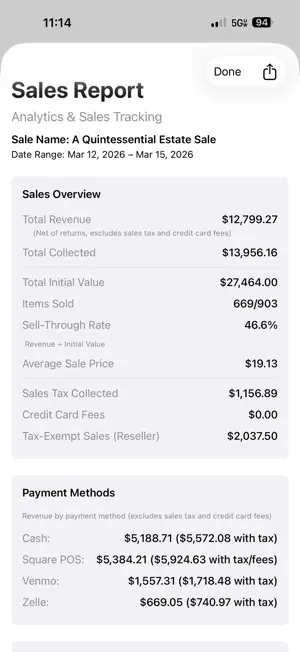 EstateSail Estate Sale Manager screenshot 4