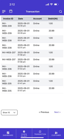 DibPOS screenshot