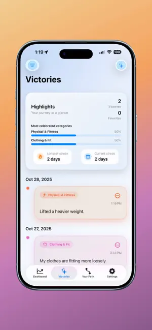 Steady - Weight Tracker screenshot 2