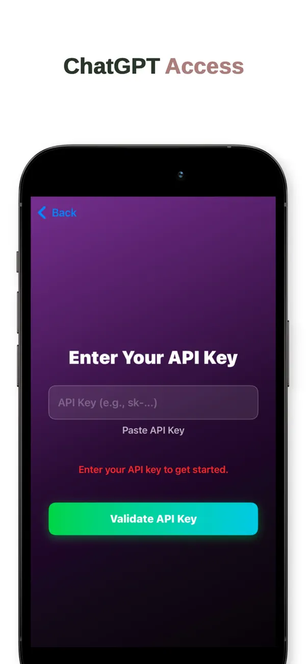 Screenshot #1 pour ai chat by api