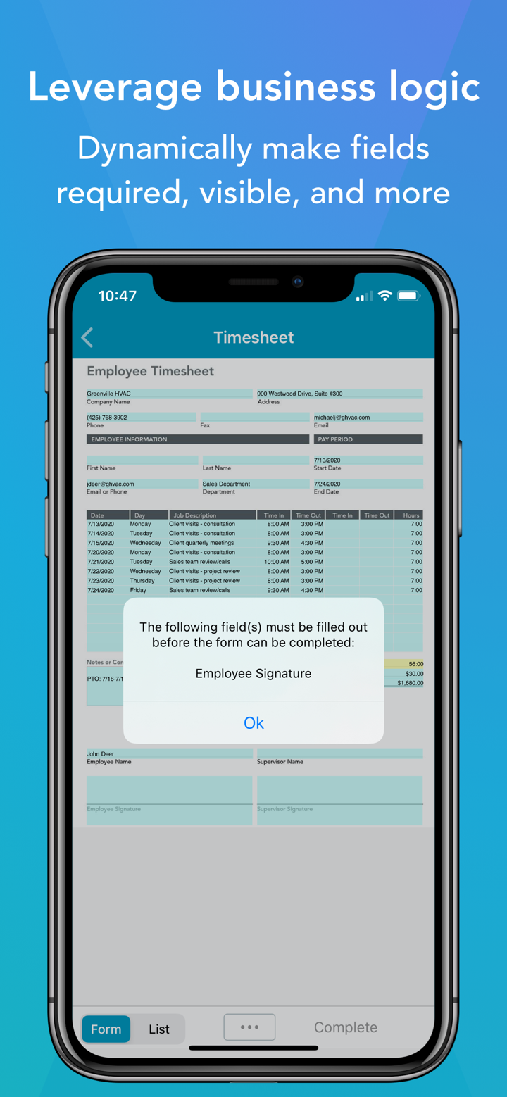 GoFormz Mobile Forms & Reports screenshot 5