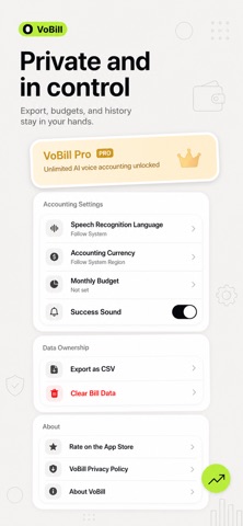 VoBill - AI Expense Tracker Screenshot 6 of 6