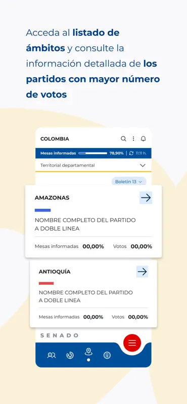 Resultados Congreso 2026 screenshot 5 of 7