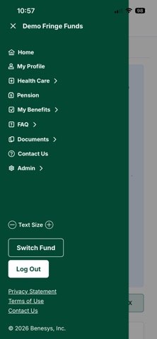 BeneSys Member Portal iPhone screenshot