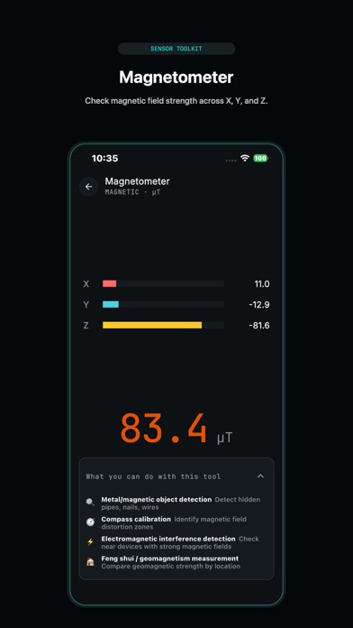 Sensor Toolkit Screenshot 5 of 7