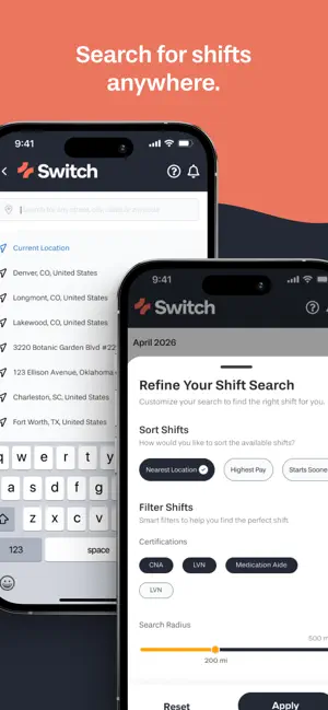 Switch - Healthcare Jobs screenshot 2