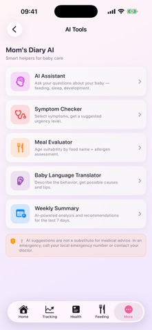 Mom's Diary — Baby Tracker Screenshot 7 of 9
