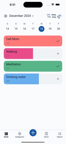 forMe Planner iPhone screenshot