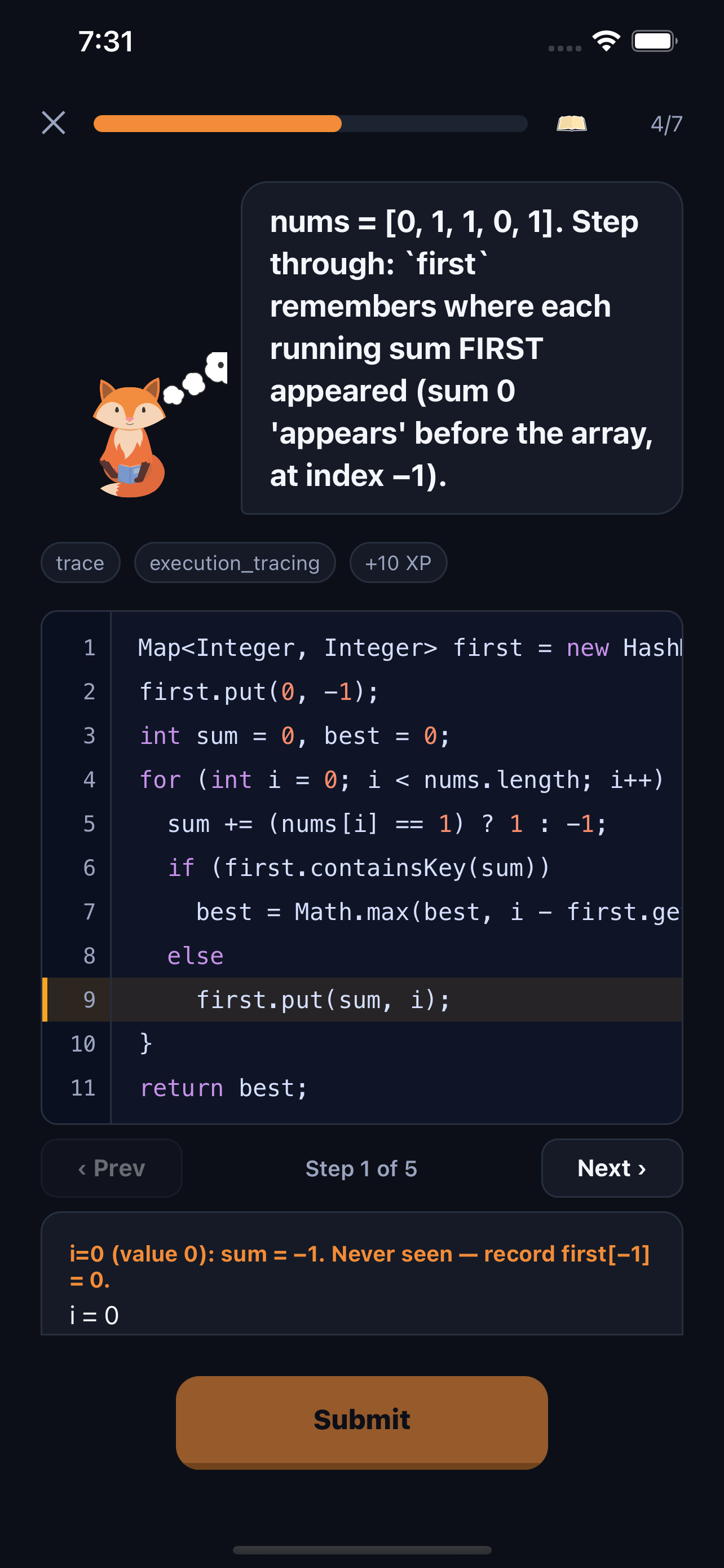 AlgoFox: Coding Interview Prep screenshot 6