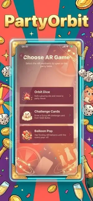 PartyOrbit screenshot 2