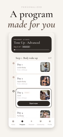67daysFit iPhone screenshot