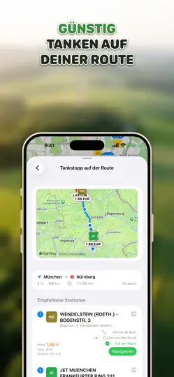 Screenshot von Spritpreise: Tankstellen auf dem iPhone 1