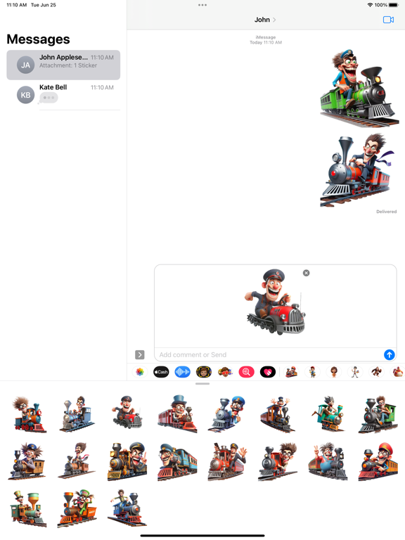 Screenshot #6 pour Goofy Train Driver Stickers