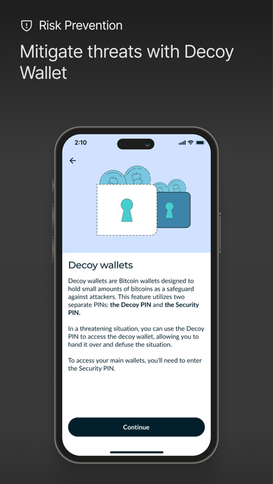 Nunchuk Bitcoin Wallet iPhone screenshot 7 - Finance app
