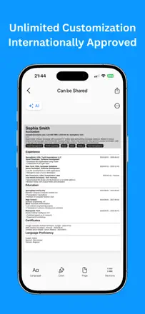 Resume AI - CV Maker & Builder: Screenshot 3 von 5