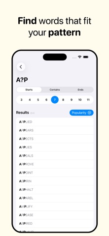 WordFinder: Pro Edition iPhone screenshot