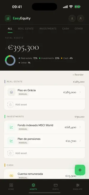EasyEquity: Net Worth Tracker screenshot 3