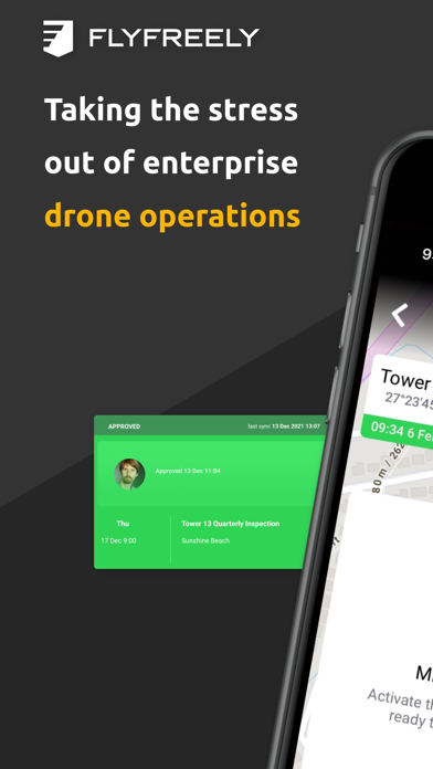 FlyFreely Field App Screenshot