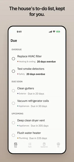 Home Upkeep - Josh Approved screenshot 1