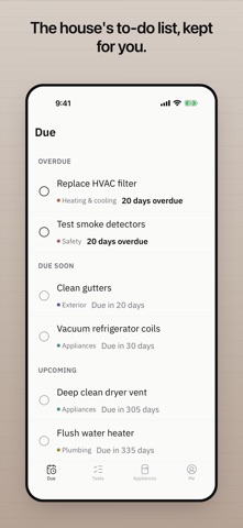 Home Upkeep - Josh Approved Screenshot 1 of 5