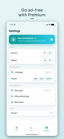 Damla: Water Tracker Reminder Screenshot 4 of 6