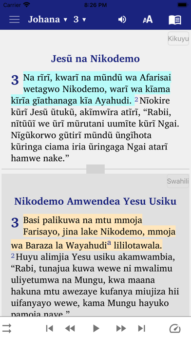 Kikuyu Swahili Luo Screenshot