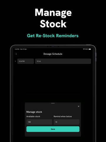 Medicine Reminder - PillZ iPad screenshot