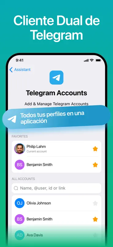 Nicegram: Dual Telegram e IA screenshot 2 of 6