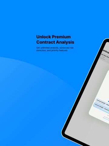 Contract Simplify - AI iPad screenshot