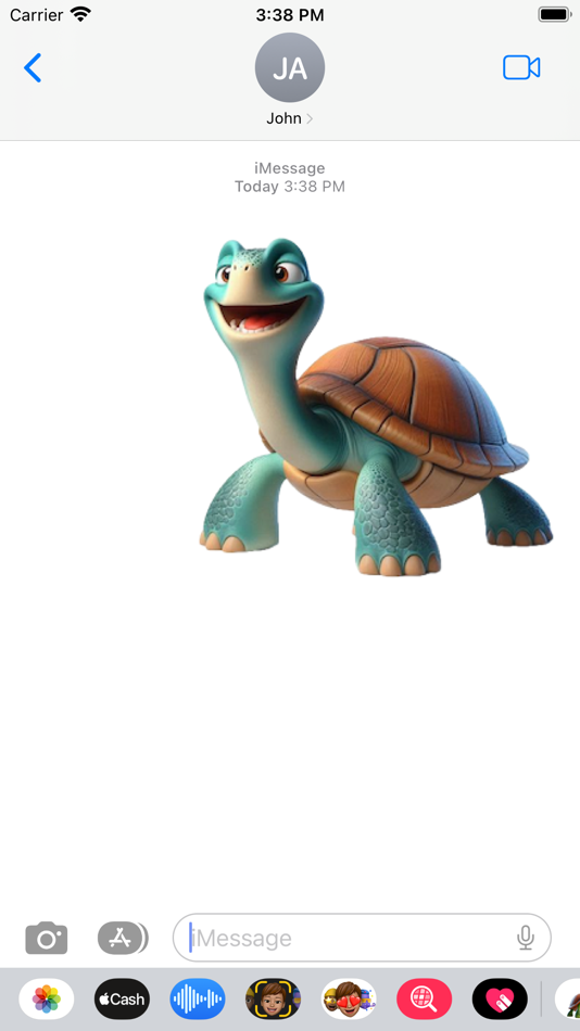 #4. Happy Turtle Stickers (iOS) 由: Paul Scott