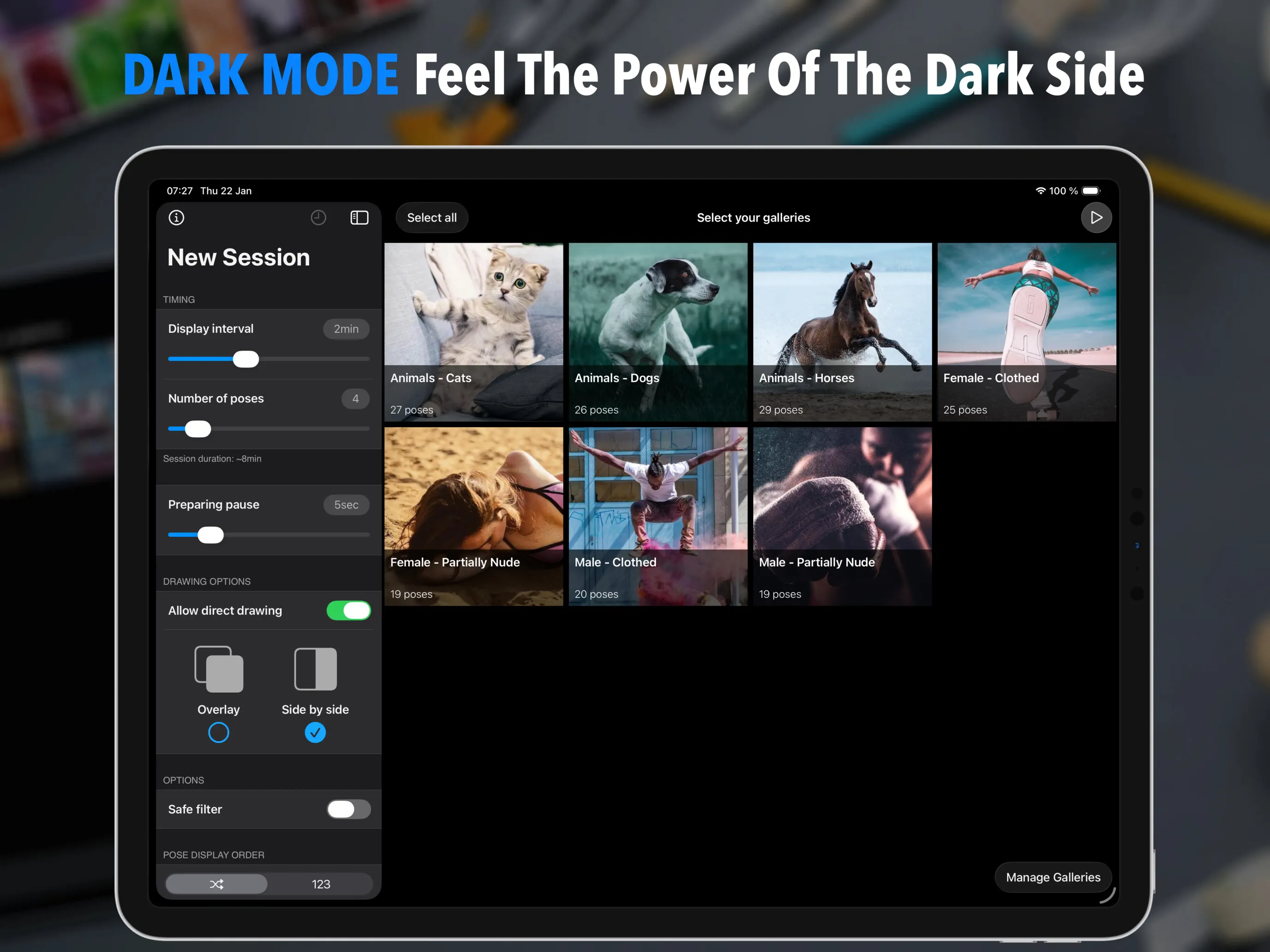 #8. Quick Poses: Gesture Drawing (iOS) Av: Frederic Ruaudel