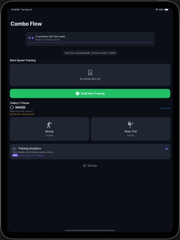 Combo Flow ipad screenshot 2