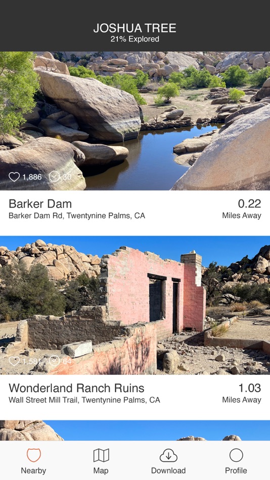 #4. Joshua Tree Offline Guide (iOS) Podle: I Heart Travel Inc.