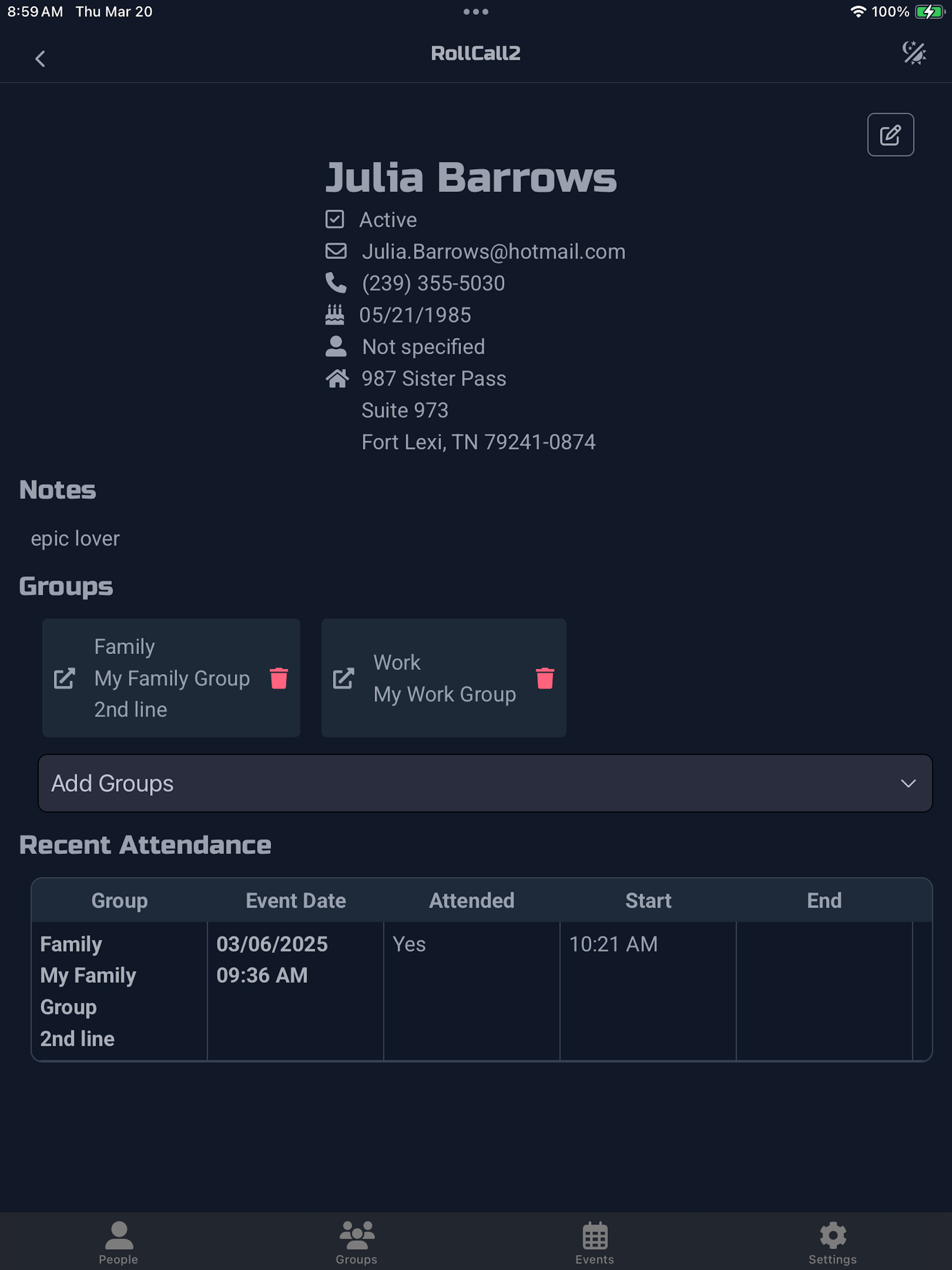 RollCall2 screenshot 10