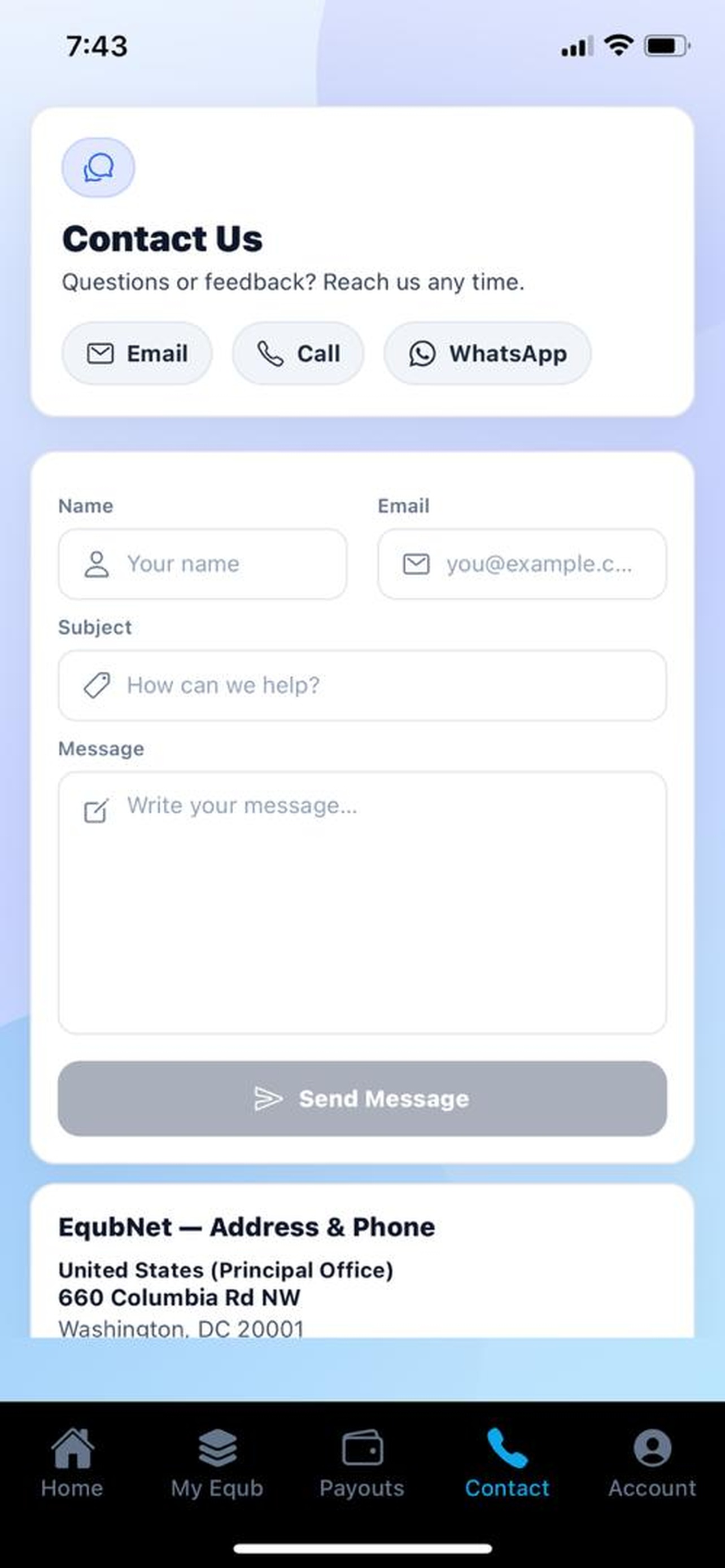 EqubNet screenshot 6
