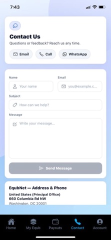 EqubNet screenshot
