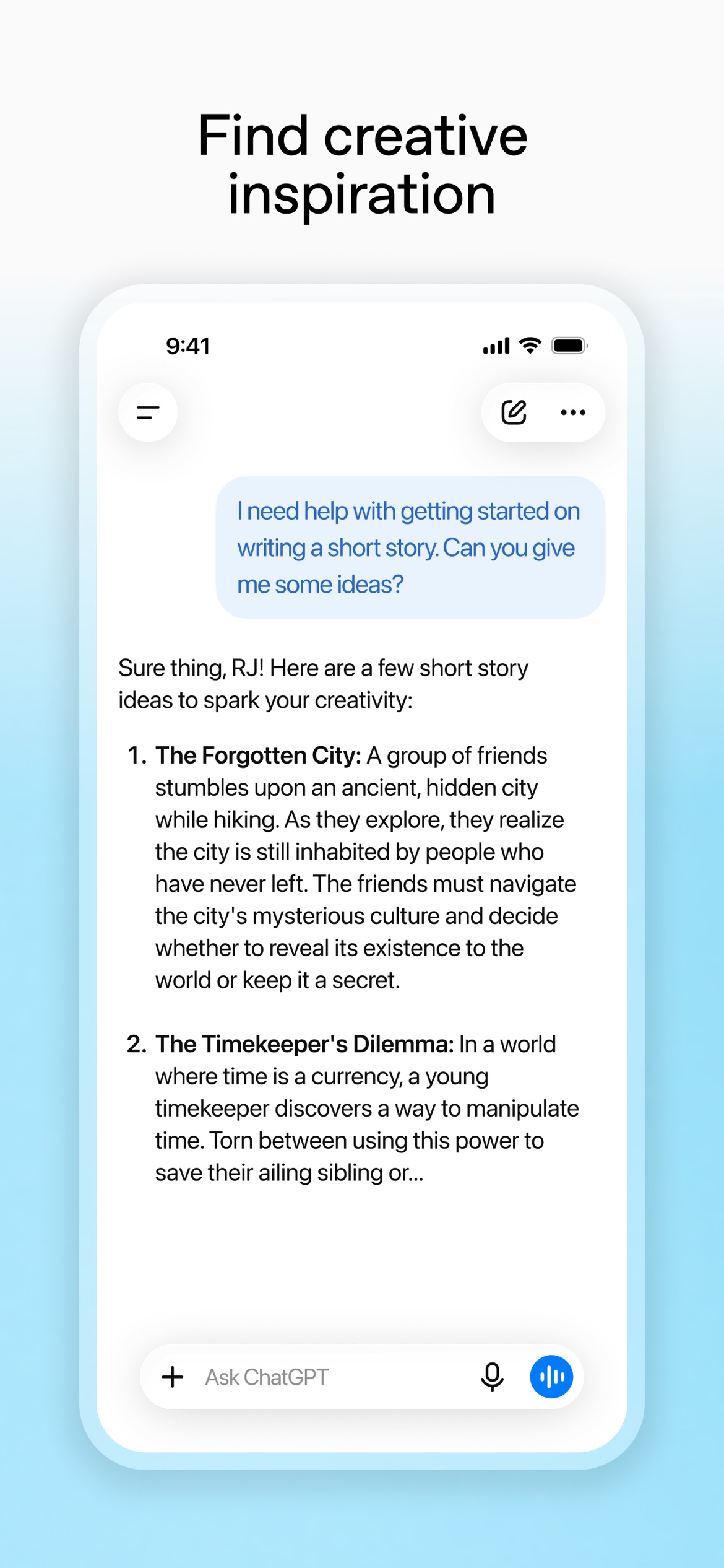ChatGPT — screenshot 6 of 8