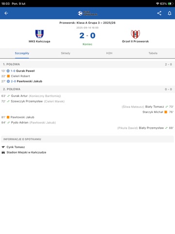 Piłka Lokalna iPad screenshot 1
