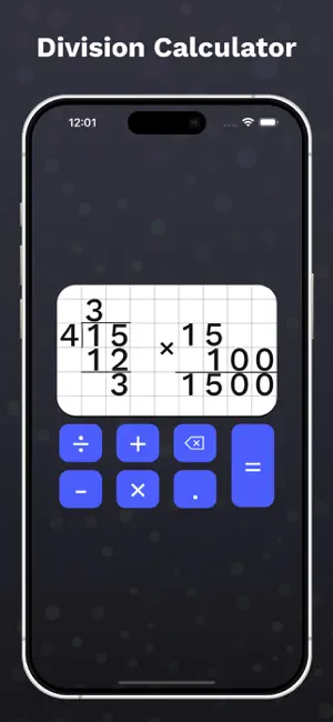 Division calculator pro screenshot 1