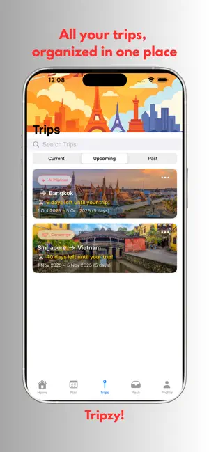 Tripzy! screenshot 1