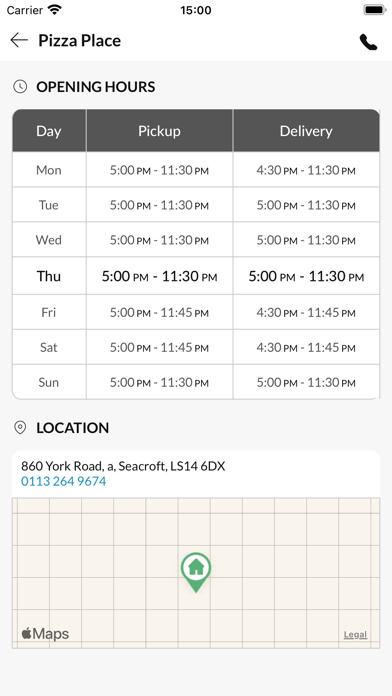 Pizza Place Seacroft Screenshot
