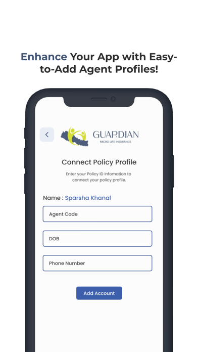 Guardian Micro Life Insurance Screenshot
