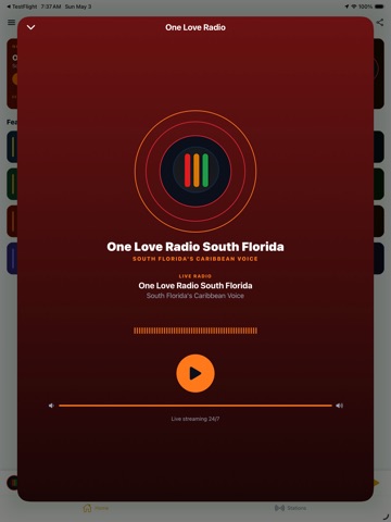 LinkUp Radio Network iPad screenshot