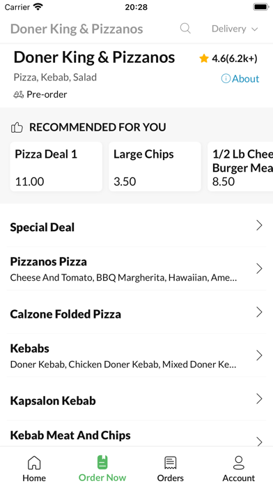 Doner King And Pizzanos. Screenshot