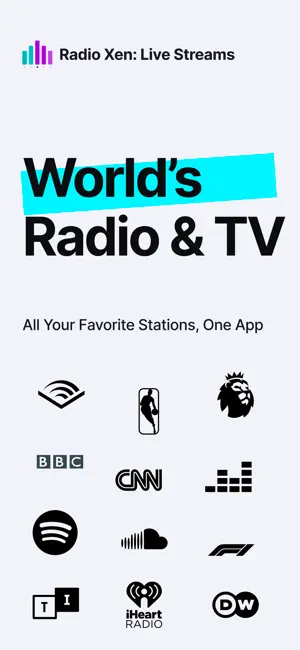 Radio Xen: Live Music TV Sport screenshot 1