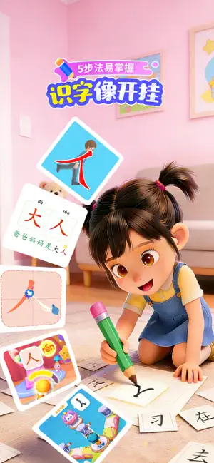 宝宝巴士汉字-儿童分龄识字认字阅读学习软件 screenshot 3