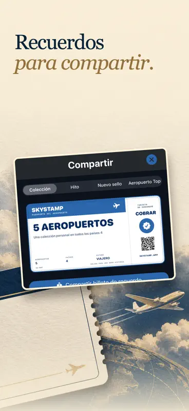 Mapa de aeropuertos: SkyStamp screenshot 7 of 10